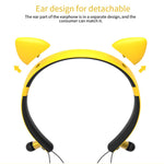 Load image into Gallery viewer, Cat ears LED Magnetic attraction HIFI Stereo
