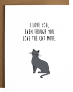 Load image into Gallery viewer, Love the Cat More Card
