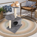 Load image into Gallery viewer, 28&quot; Cat Tree Tower Condo Sisal Post Scratching Gray YF
