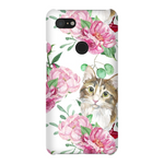 Carica l&#39;immagine nel visualizzatore di Gallery, Pink Flower Power Cat Phone Case
