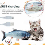 Charger l&#39;image dans la galerie, Electronic Pet Cat Toy Electric USB Charging Simulation Fish Toys SP
