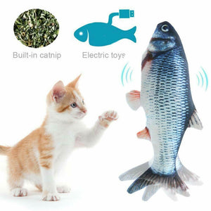 Electronic Pet Cat Toy Electric USB Charging Simulation Fish Toys SP