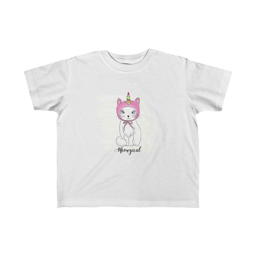 Meowgical Cat Unicorn Kid Girls Tee