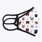 Load image into Gallery viewer, Kitty Cats 3-Layered Face Cover-PM0118

