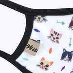 Cargar imagen en el visor de la galería, Kitty Cats 3-Layered Face Cover-PM0118
