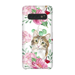 Charger l&#39;image dans la galerie, Pink Flower Power Cat Phone Case
