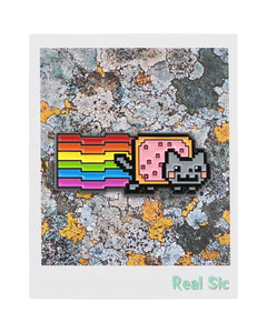 Nyan Cat Pin – Rainbow Cat Meme Enamel Pin