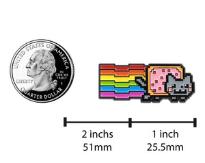 Nyan Cat Pin – Rainbow Cat Meme Enamel Pin