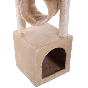 36" Cat Tree Activity Tower Pet Kitty Furniture with Scratching Posts