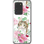 画像をギャラリービューアに読み込む, Pink Flower Power Cat Phone Case
