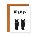 Load image into Gallery viewer, Black Cat Meow Card

